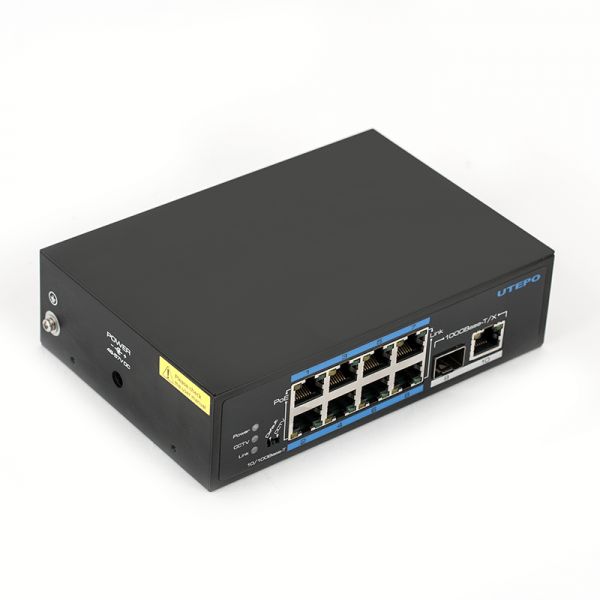 Utepo UTP7108E-POE Switch Industriel PoE+ Watchdog 8 ports…