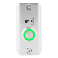 Buton de iesire aplicabil cu LED de semnalizare rosu sau verde, din aliaj de Zinc cu protectie la intemperii IP65